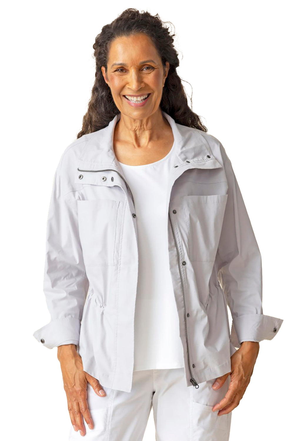 Womens Habitat Women's Habitat Cool Tech Utility Jacket Smoke Smoke
