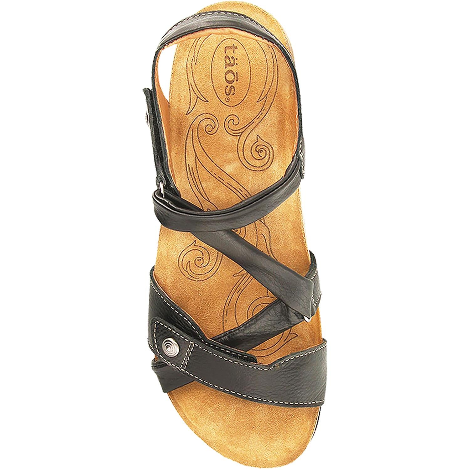 Womens Taos Women's Taos Universe Black Leather Black Leather