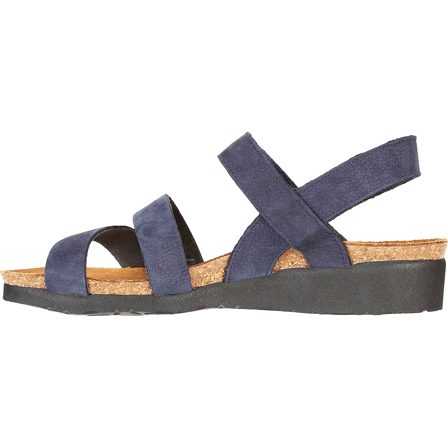 Womens Naot Women's Naot Kayla Navy Velvet Nubuck Navy Velvet Nubuck