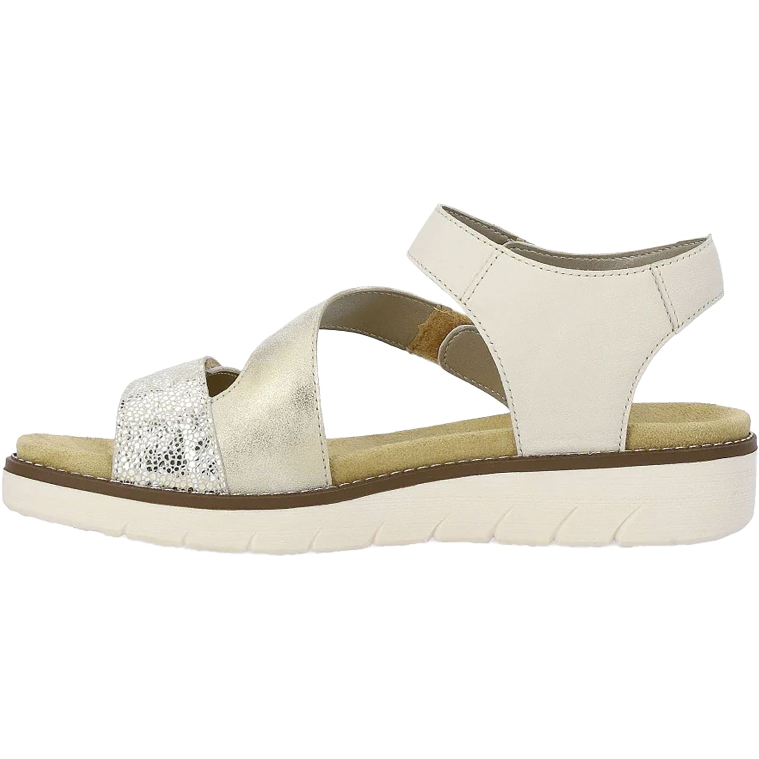 Womens Remonte Women's Remonte D2050-61 Jocelyn 50 Weissgold/Muschel Leather Weissgold/Muschel Leather