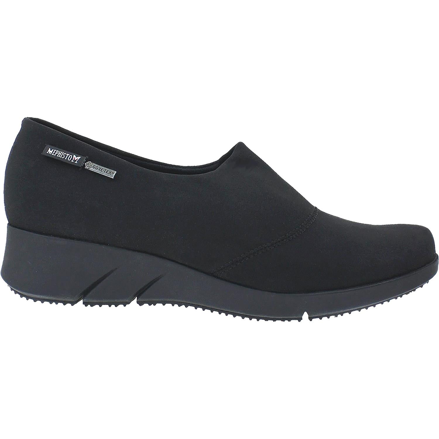 Womens Mephisto Women's Mephisto Molly GT Black Stretch Fabric Black Stretch Fabric