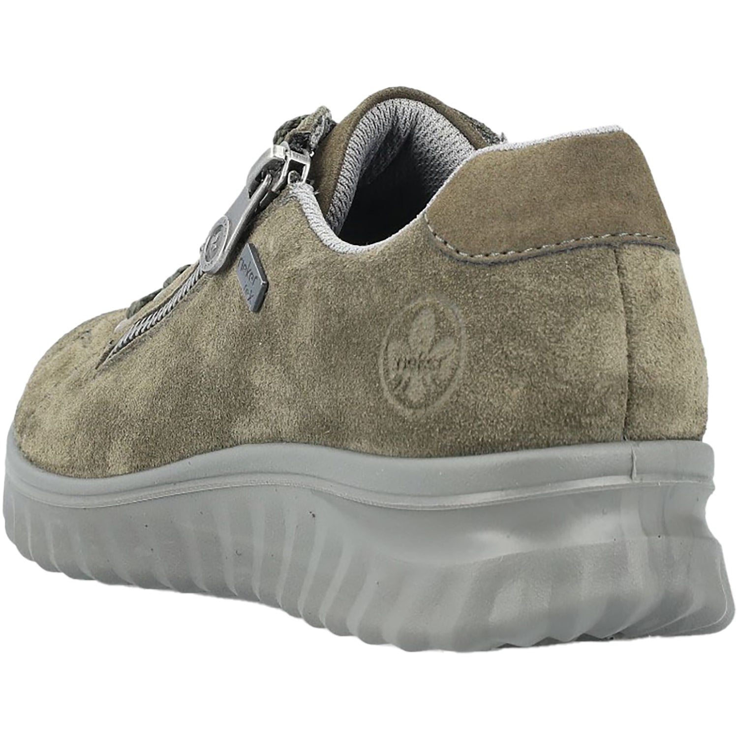 Womens Rieker Women's Rieker 59000-54 Khaki/Moor Vegan Suede Khaki/Moor