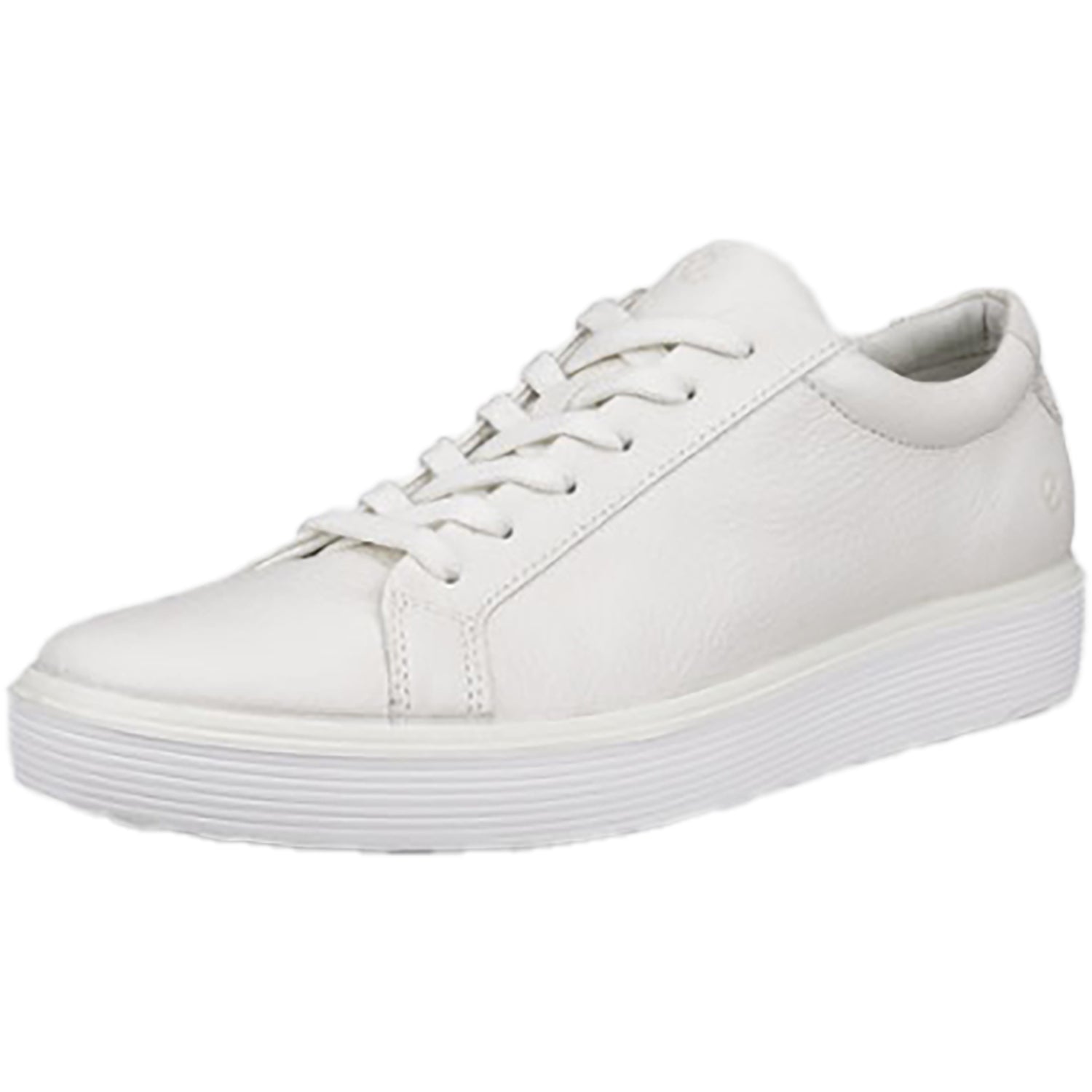 Womens Ecco Women's Ecco Soft 60 Sneaker White Leather White Leather