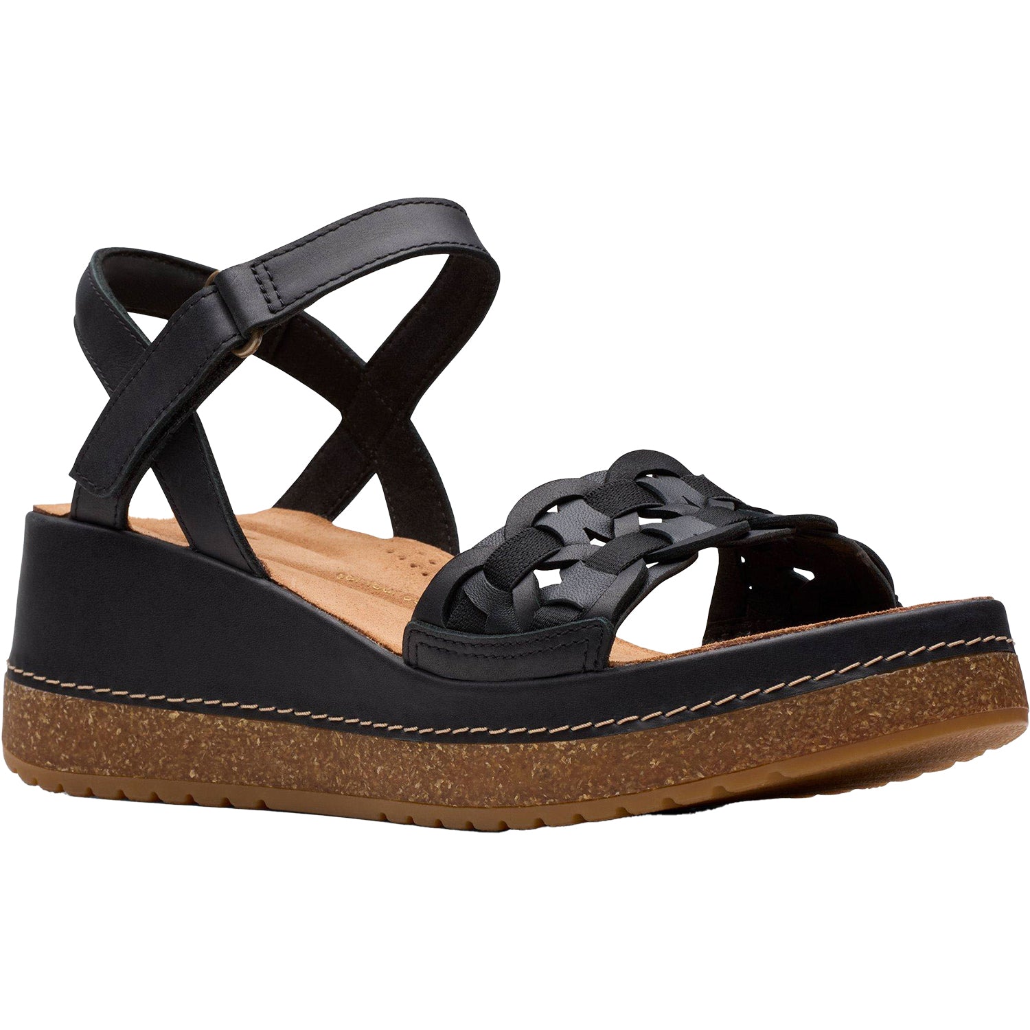 Womens Clarks Women's Clarks Kassanda Bar Black Leather Black Leather
