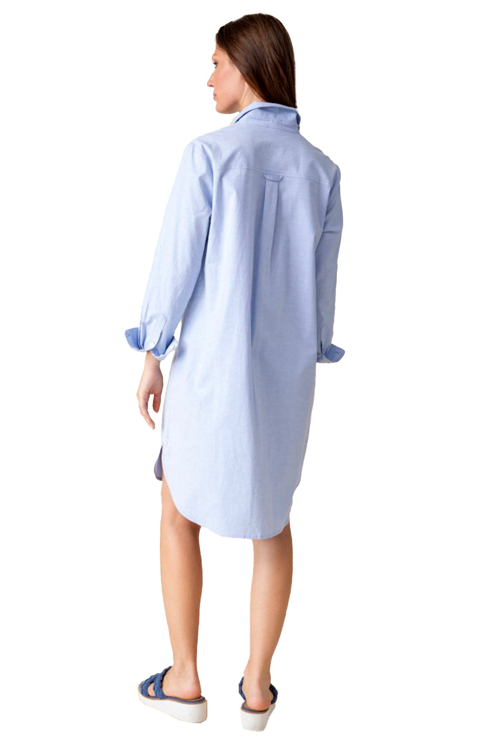 Womens Habitat Women's Habitat Perfect Travel Cafe Dress Oxford Blue Oxford Blue