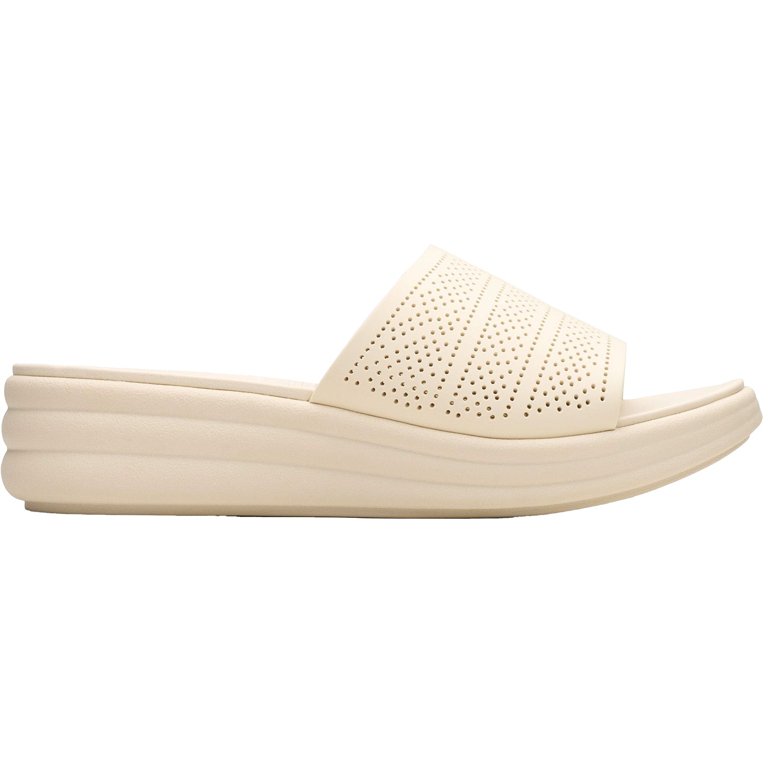 Womens Clarks Women's Clarks Drift Twist Cream Synthetic Cream