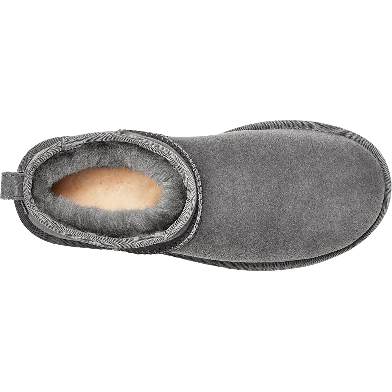 Womens Ugg Women's UGG Classic Ultra Mini Grey Sheepskin Grey Sheepskin