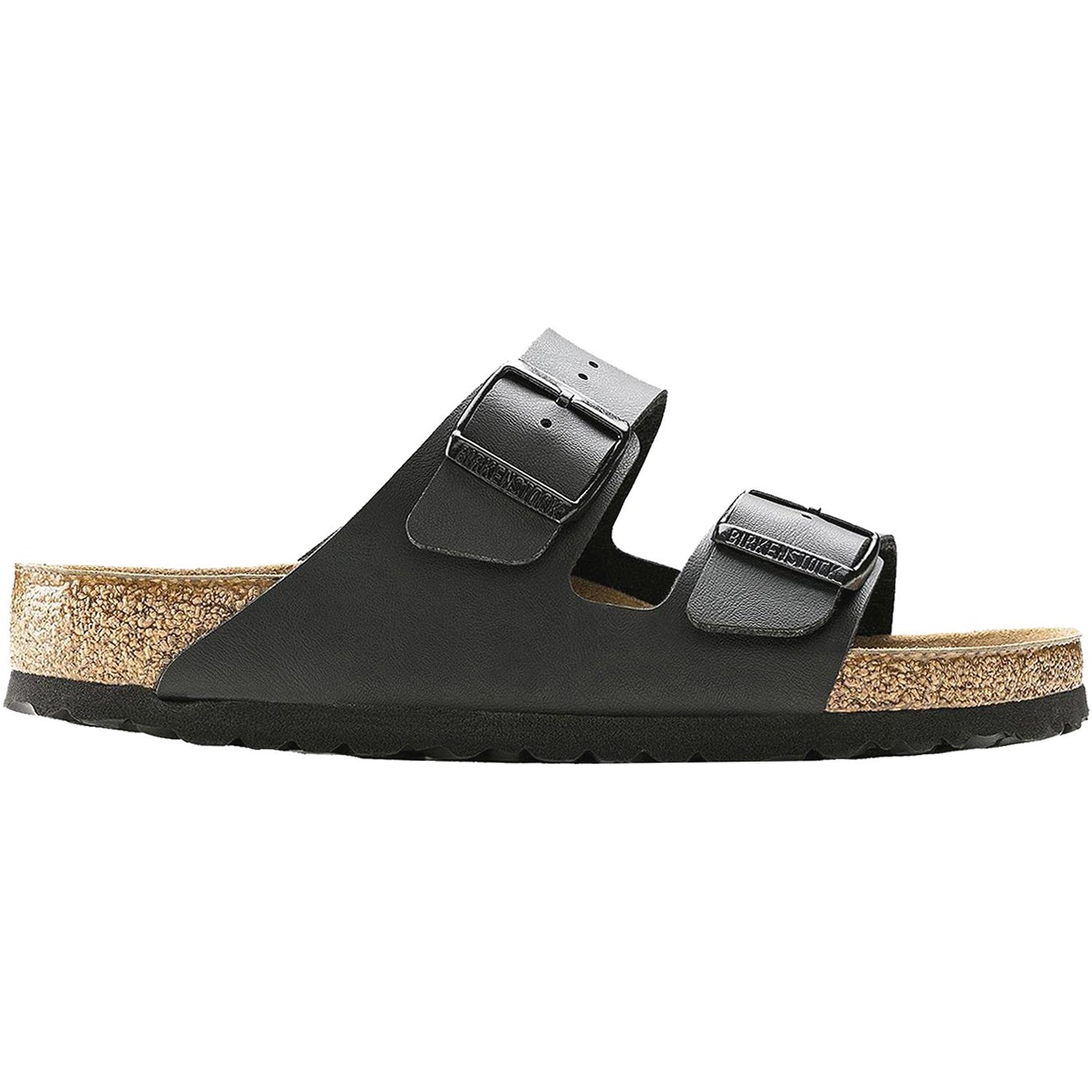 Unisex Birkenstock Unisex Birkenstock Arizona Soft Footbed Black Birko-Flor Black Birko-Flor