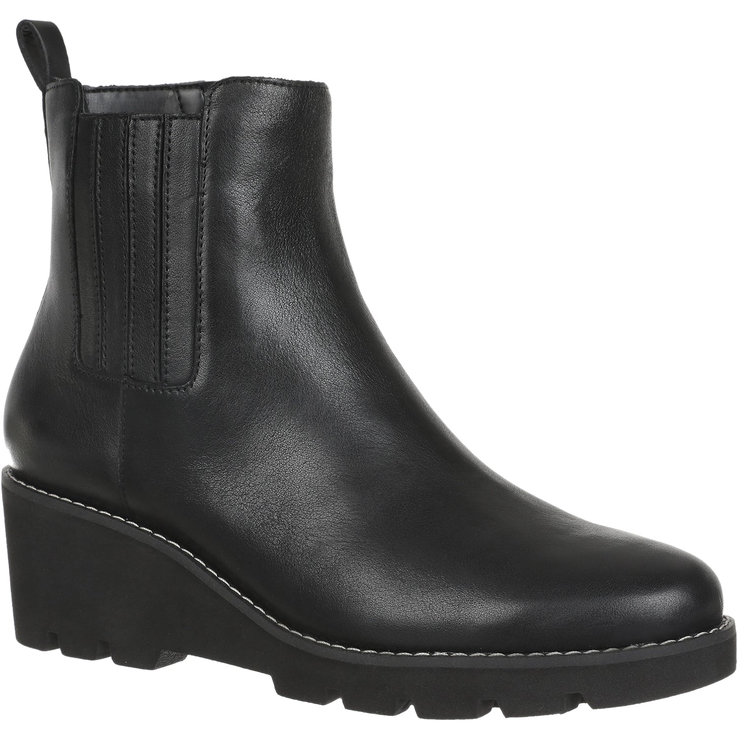 Womens Vionic Women's Vionic Aria Water Resistant Black Leather Black Leather