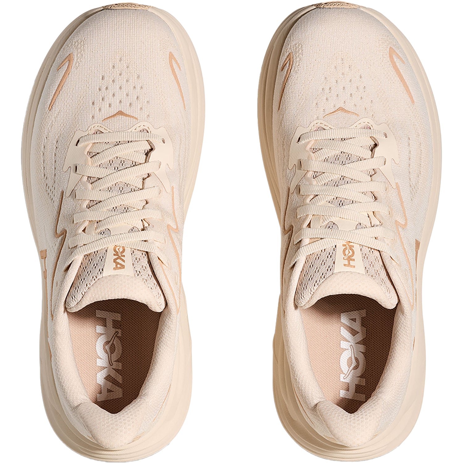 Womens Hoka one one Women's Hoka Clifton 10 Vanilla/Birch Vanilla/Birch