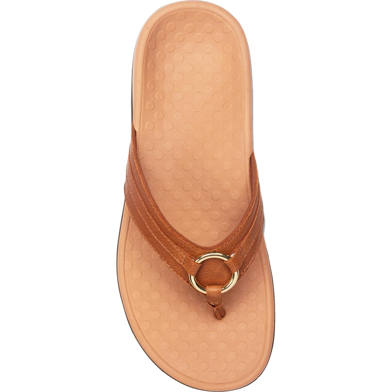 Womens Vionic Women's Vionic Tide Aloe Mocha Leather Mocha Leather