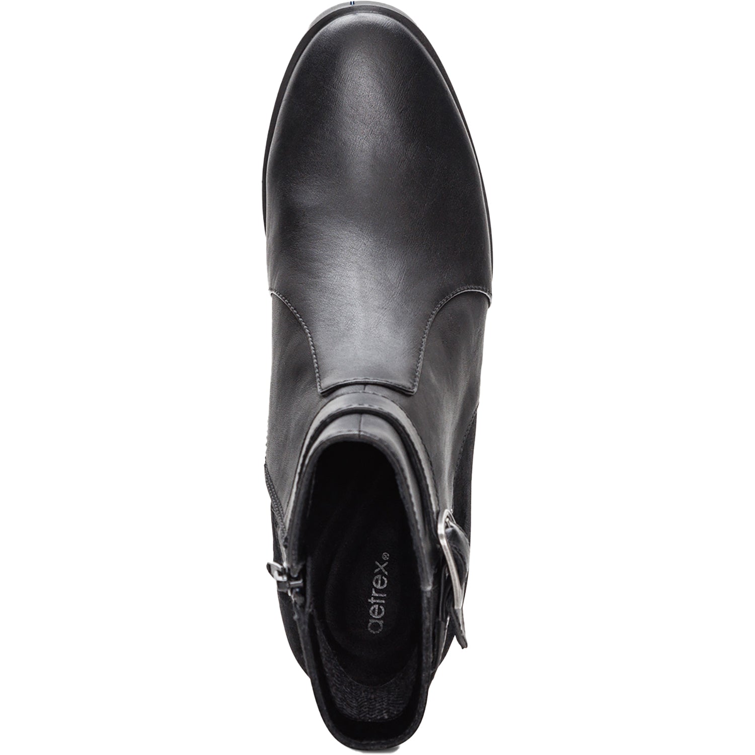 Womens Aetrex Women's Aetrex Rebecca Black Leather Black