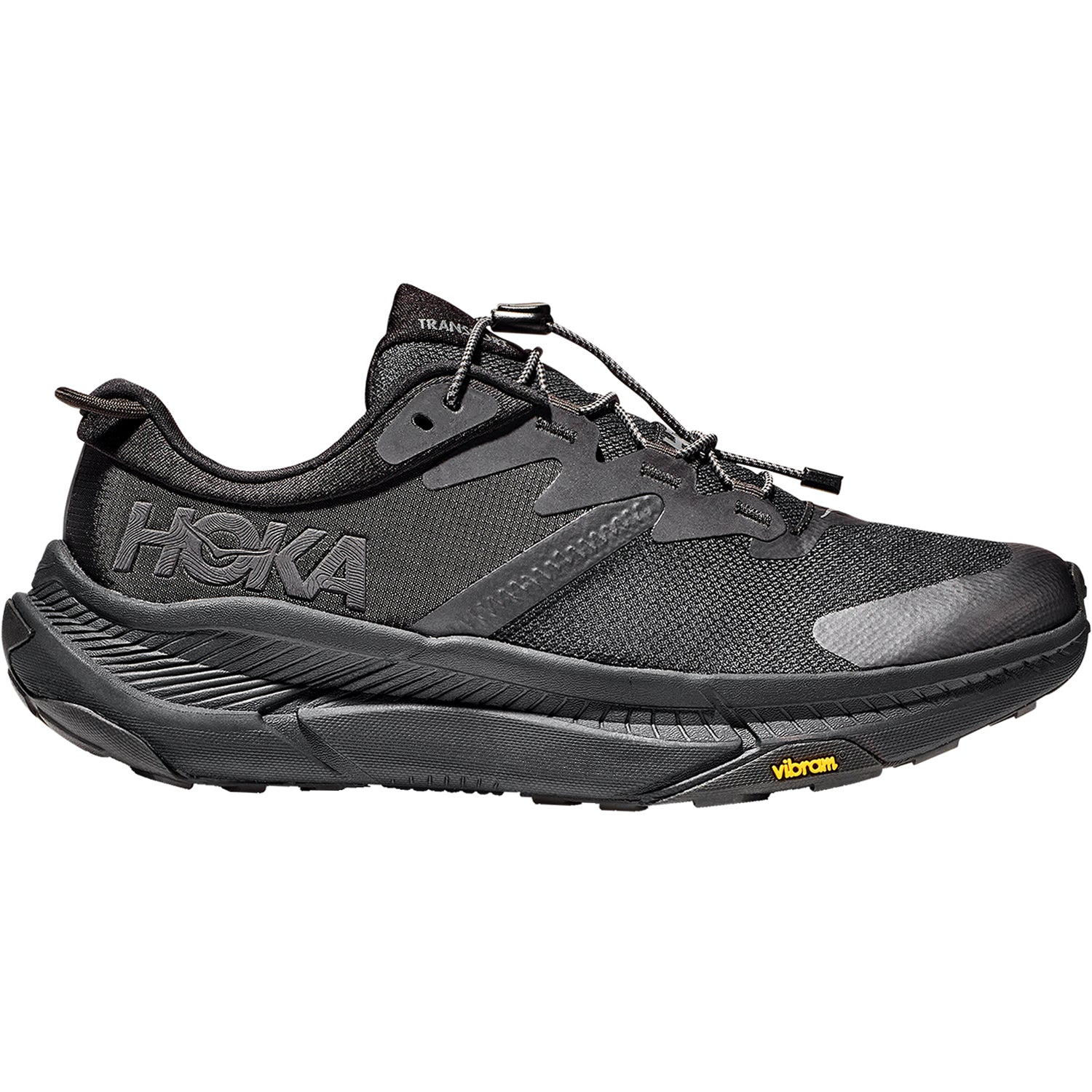 Mens Hoka one one Men's Hoka Transport Black/Black Mesh Black/Black Mesh