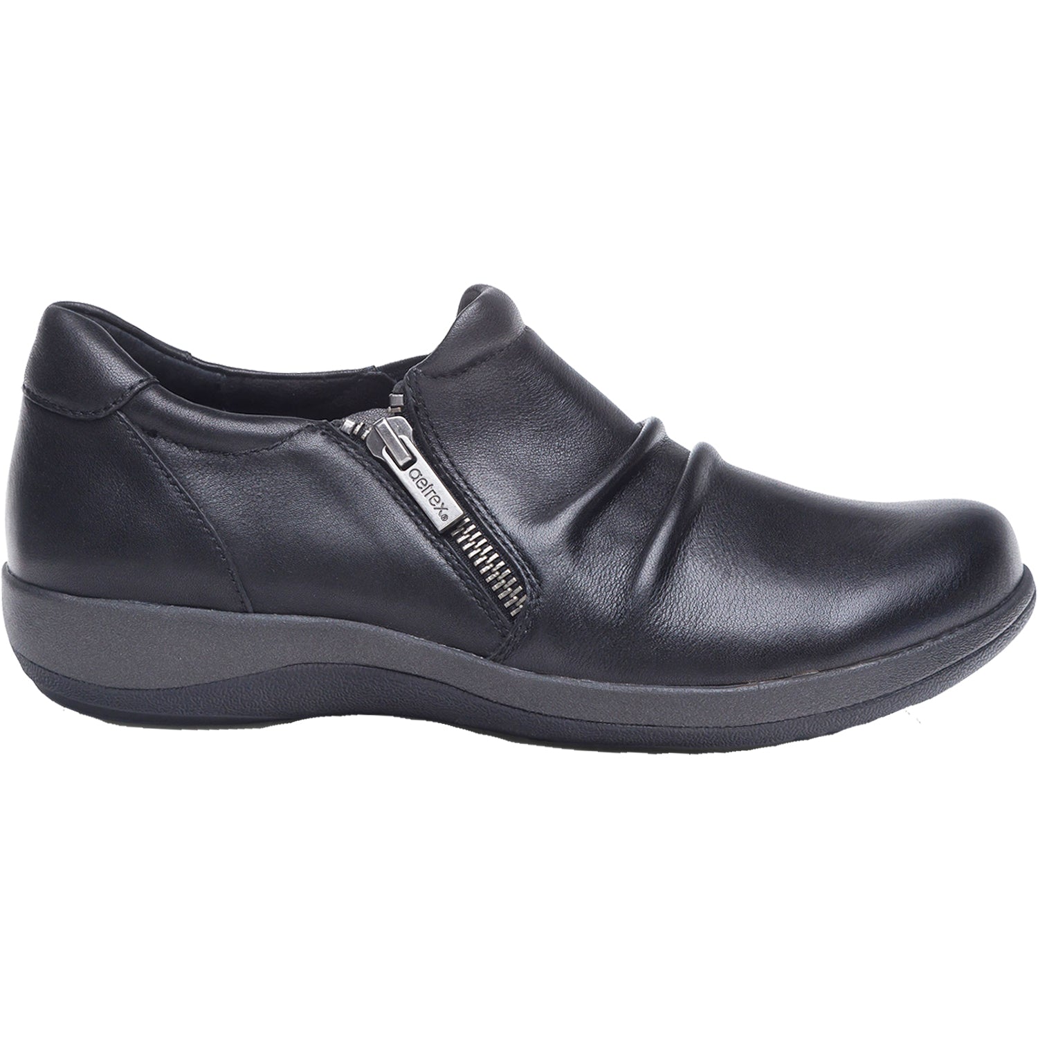 Womens Aetrex Women's Aetrex Katie Black Leather Black Leather