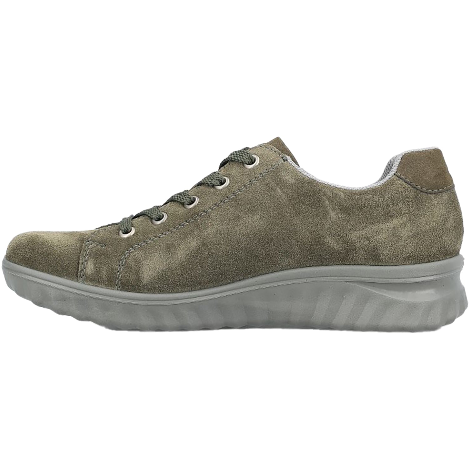Womens Rieker Women's Rieker 59000-54 Khaki/Moor Vegan Suede Khaki/Moor