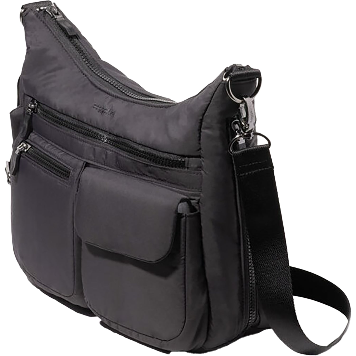 Womens Baggallini Baggallini Modern Everywhere Hobo Black Puff Nylon Black Puff Nylon