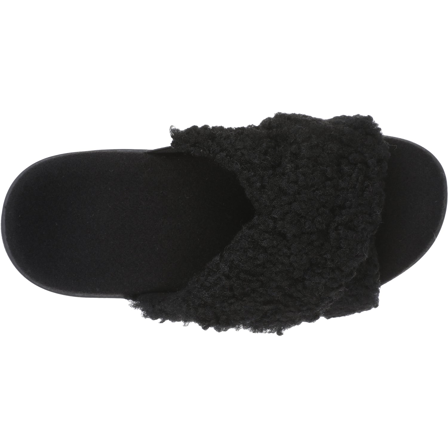 Womens Vionic Women's Vionic Relax II Black Shearling Black Shearling