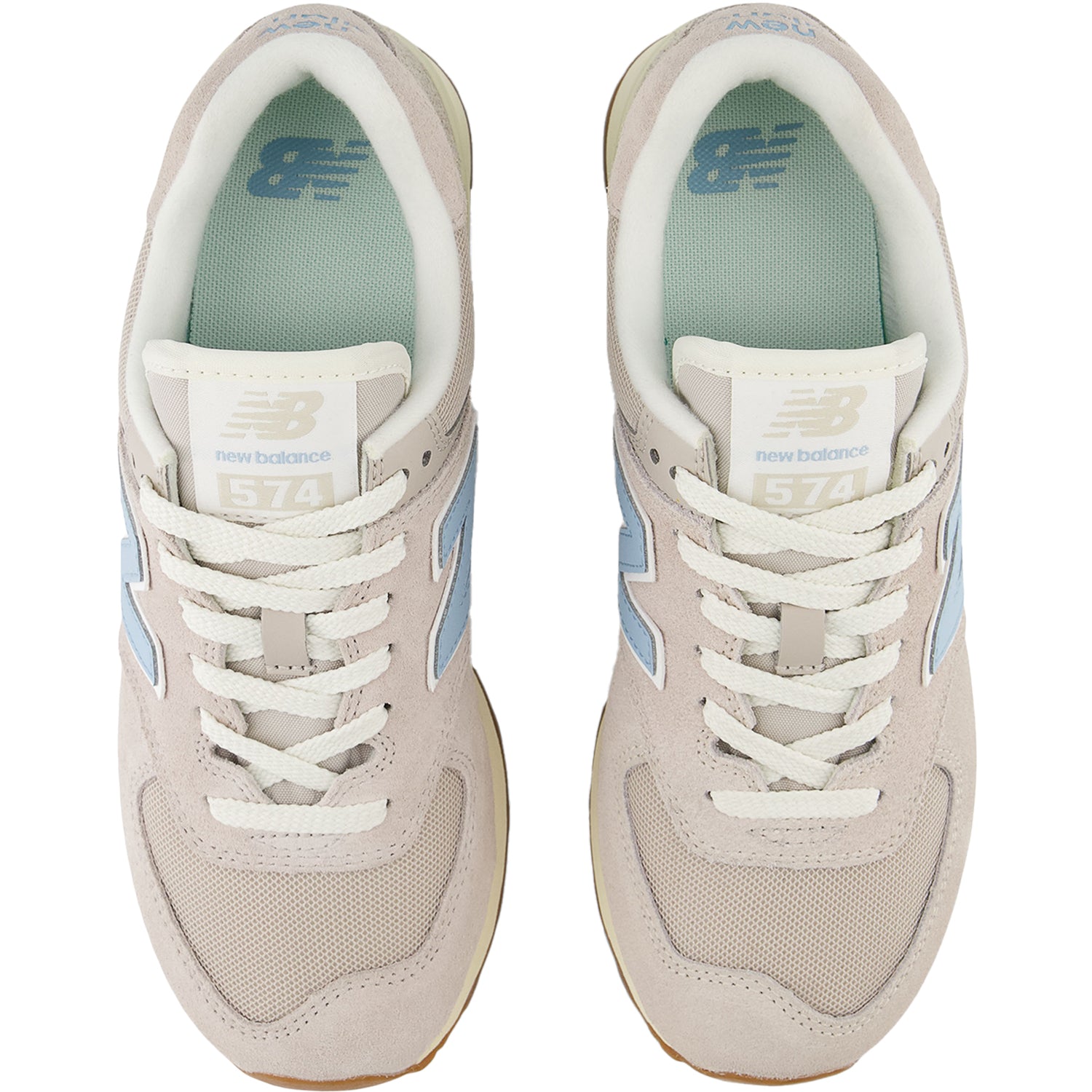 Womens New balance Women's New Balance WL574GQ2 Moonrock/Chrome Blue/Sea Salt Suede Moonrock/Chrome Blue/Sea Salt Suede