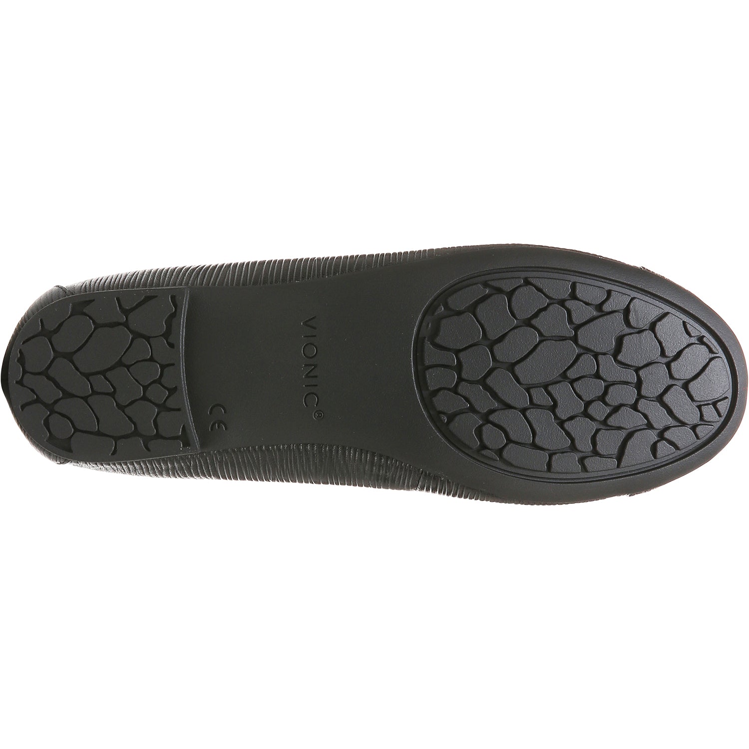 Womens Vionic Women's Vionic Amorie Black Wavy Leather Black Wavy Leather