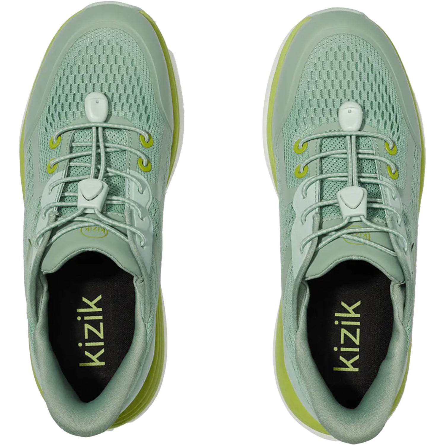 Womens Kizik Women's Kizik London Surf Spray/Granite Green Mesh Surf Spray/Granite Green Mesh