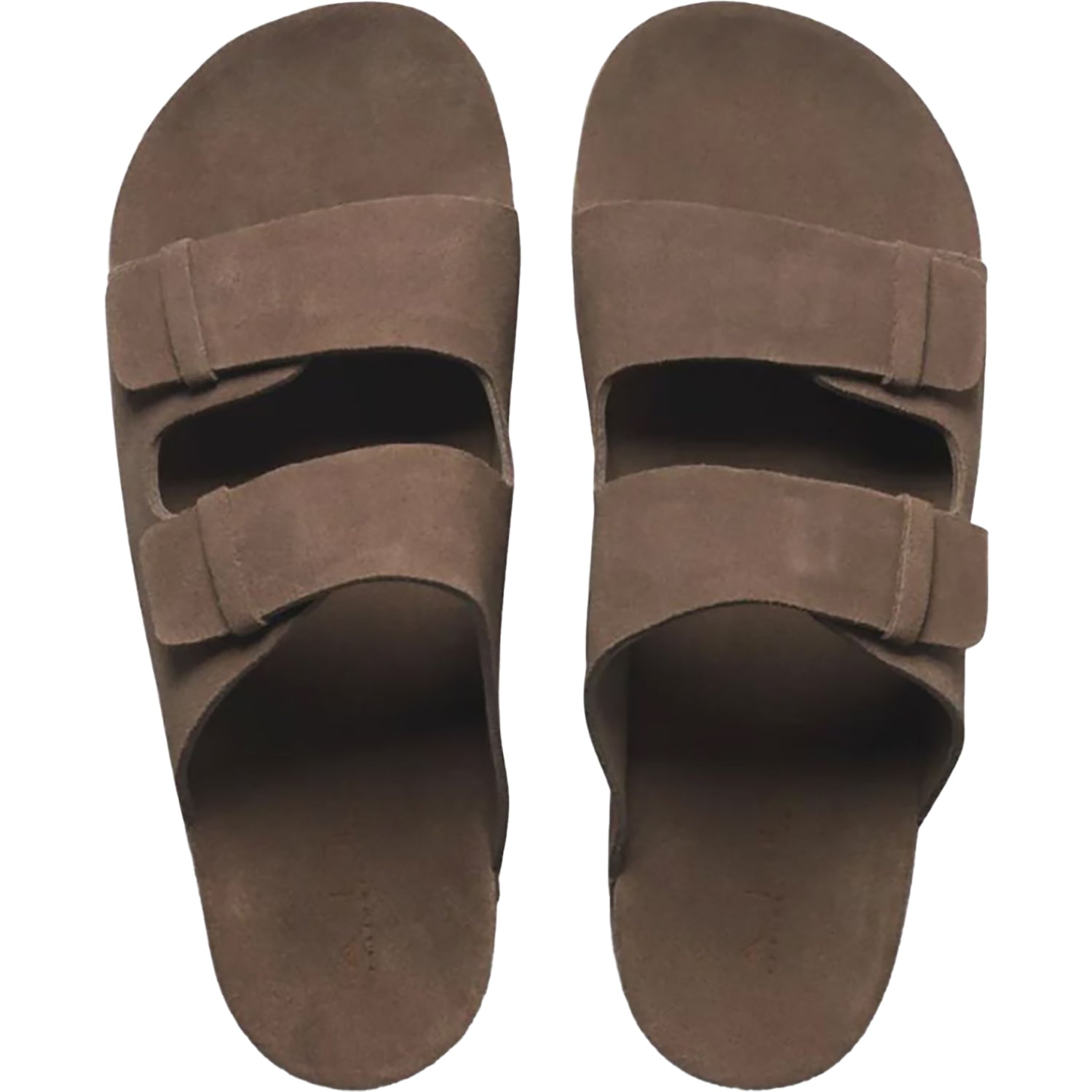 Mens Reef Men's Reef Ojai Two Bar Fossil Suede Fossil