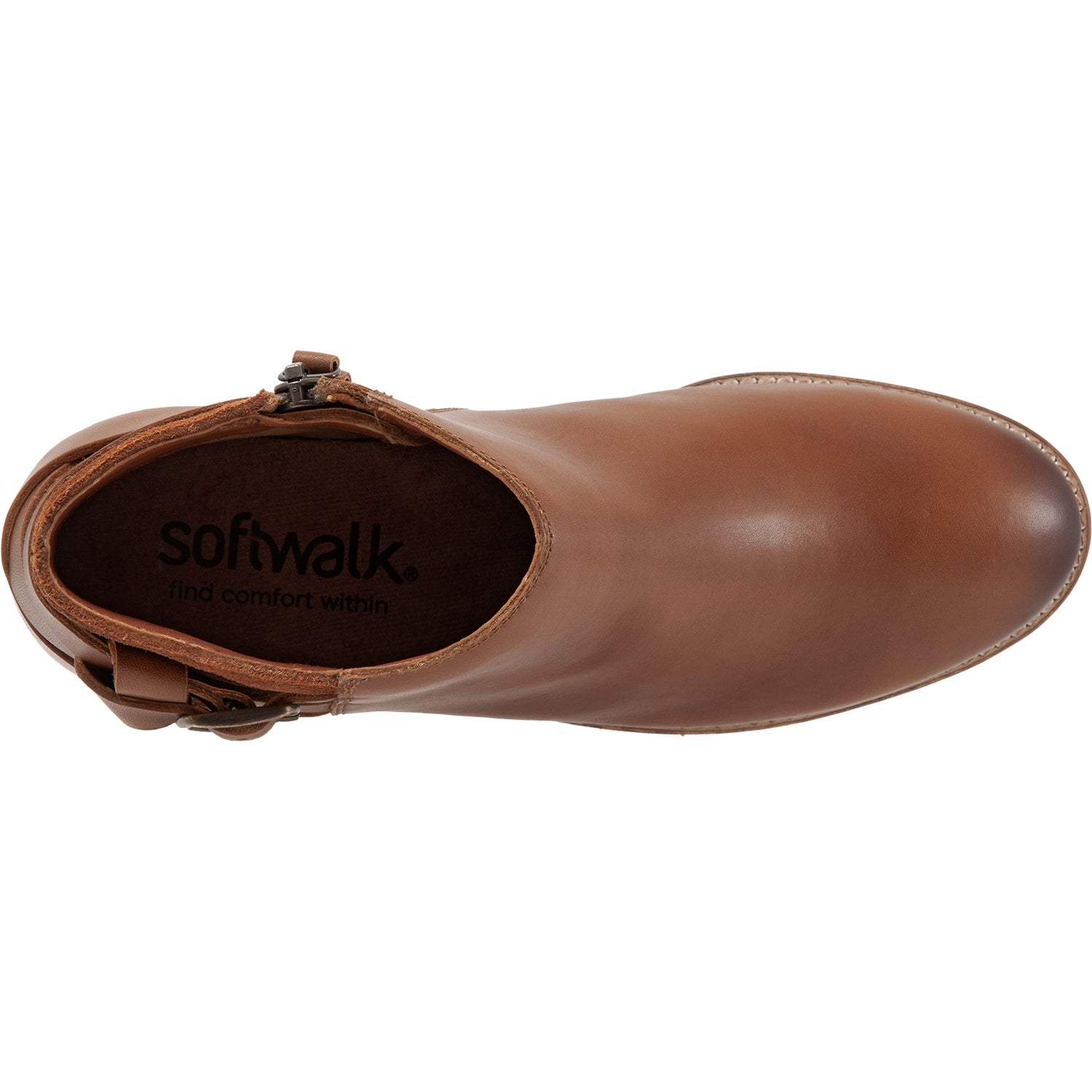 Womens Soft walk Women's SoftWalk Raleigh Cognac Leather Cognac Leather