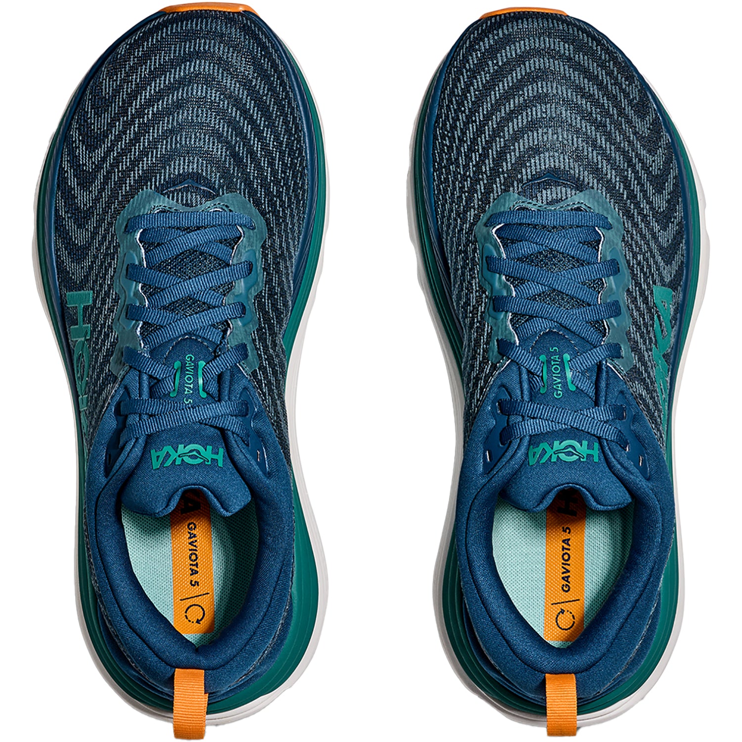Mens Hoka one one Men's Hoka Gaviota 5 Midnight/Oceanic Mesh Midnight/Oceanic