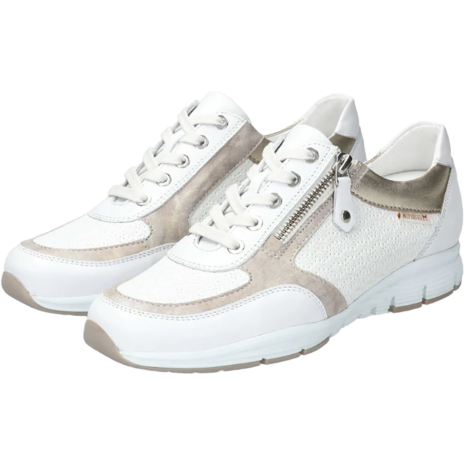 Womens Mephisto Women's Mephisto Ylona White Multi Leather White Multi Leather