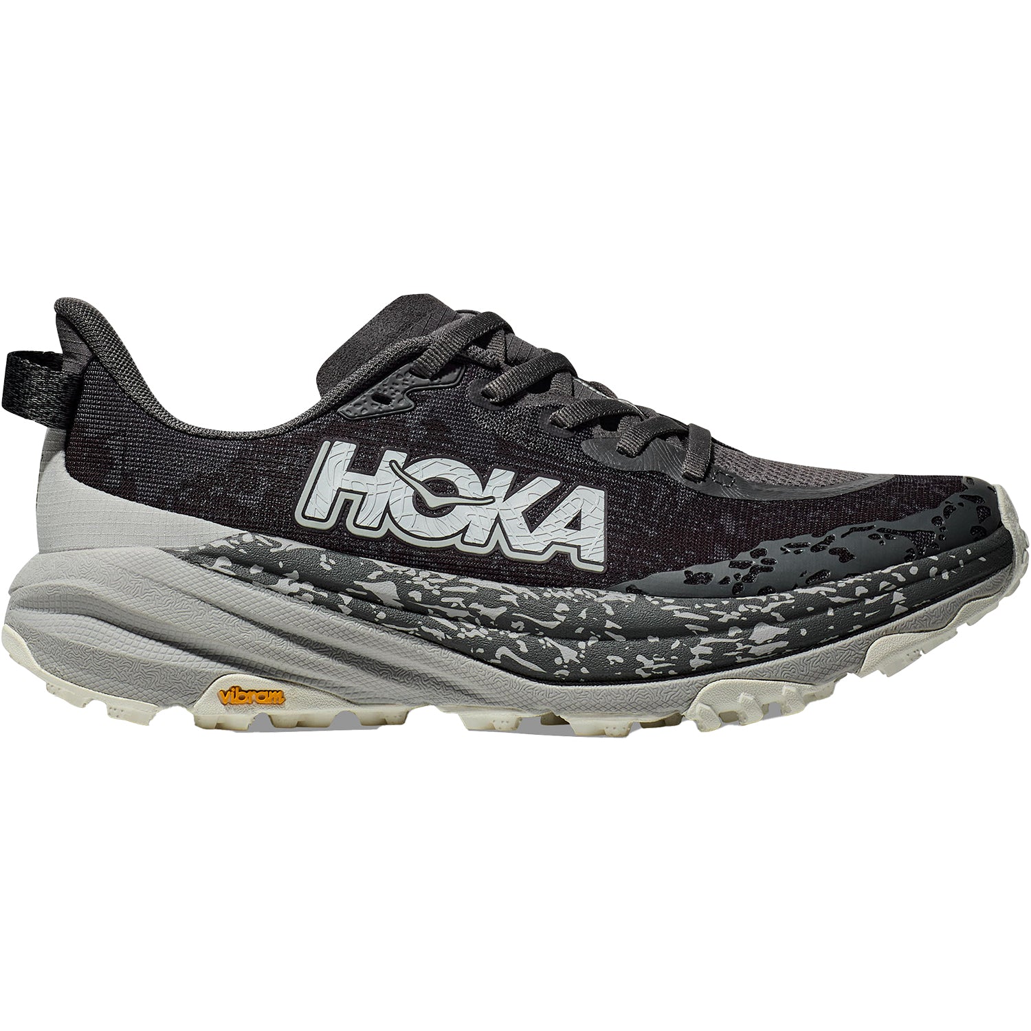 Womens Hoka one one Women's Hoka Speedgoat 6 Satellite Grey/Stardust Synthetic Satellite Grey/Stardust Synthetic