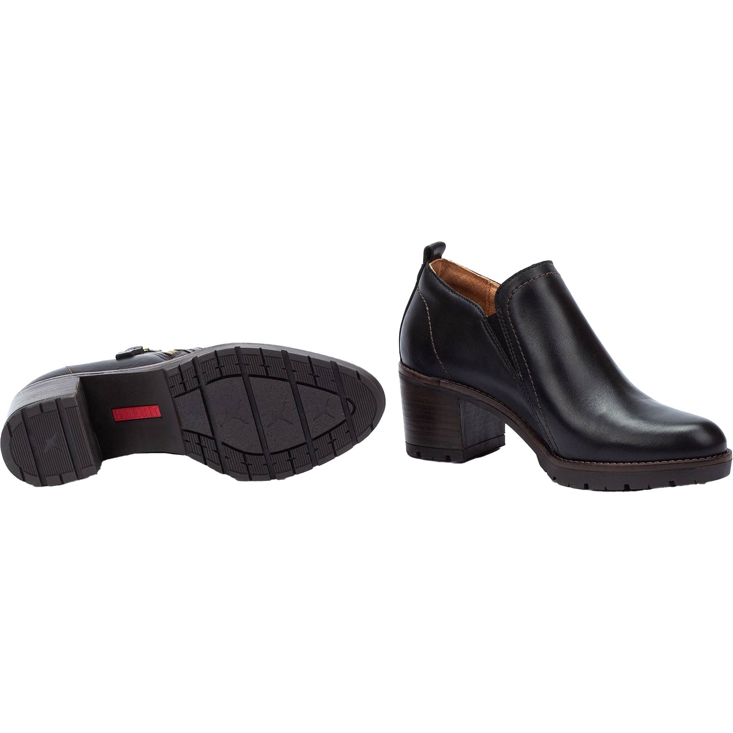Womens Pikolinos Women's Pikolinos Llanes W7H-7563 Black Leather Black Leather
