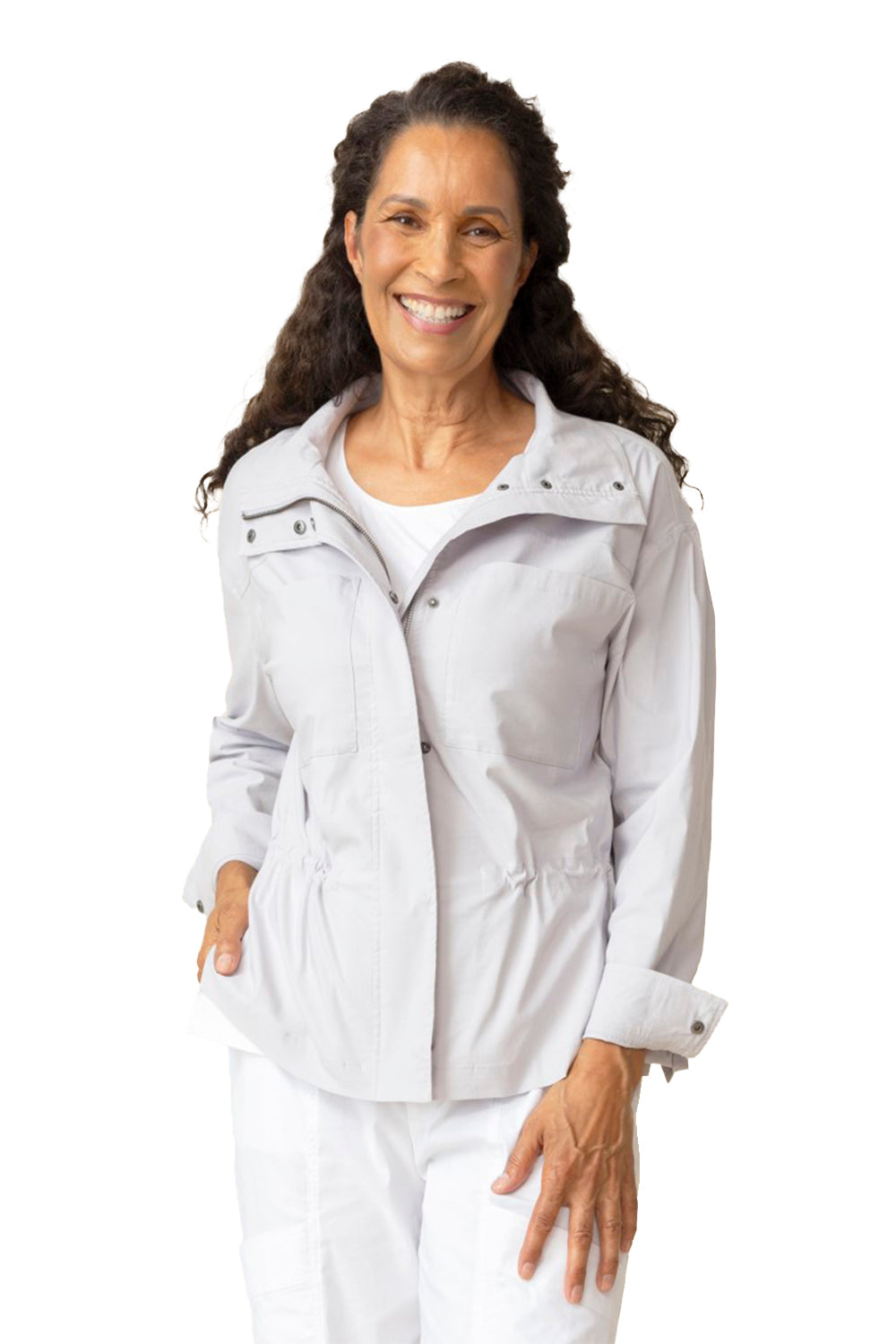 Womens Habitat Women's Habitat Cool Tech Utility Jacket Smoke Smoke