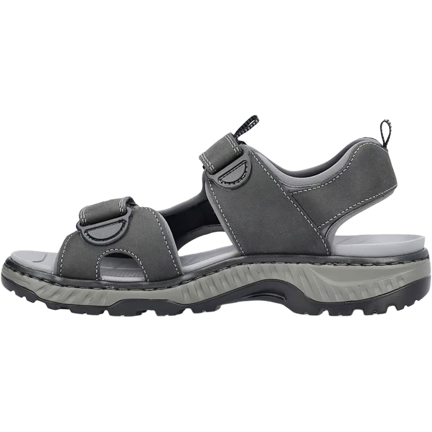 Mens Rieker Men's Rieker 21861-00 CLEMENS 61 Schwarz/Blei Synthetic Schwarz/Blei Synthetic
