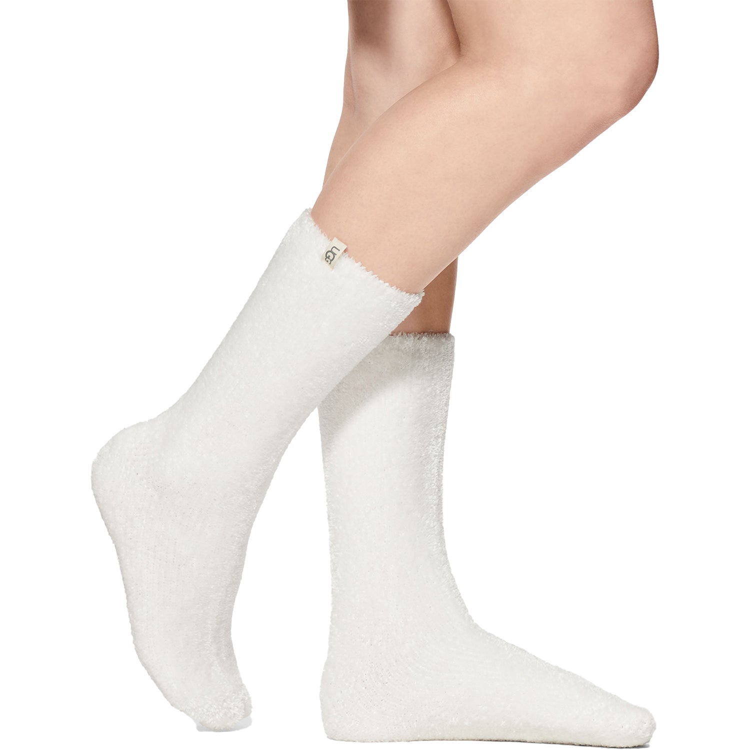 Womens Ugg Women's UGG Leda Cozy Sock White White