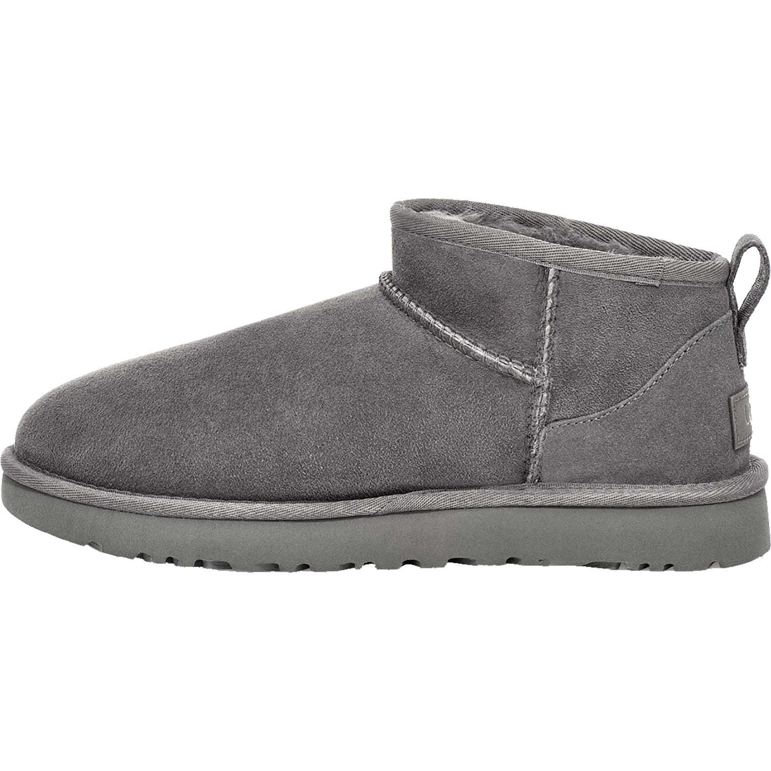 Womens Ugg Women's UGG Classic Ultra Mini Grey Sheepskin Grey Sheepskin