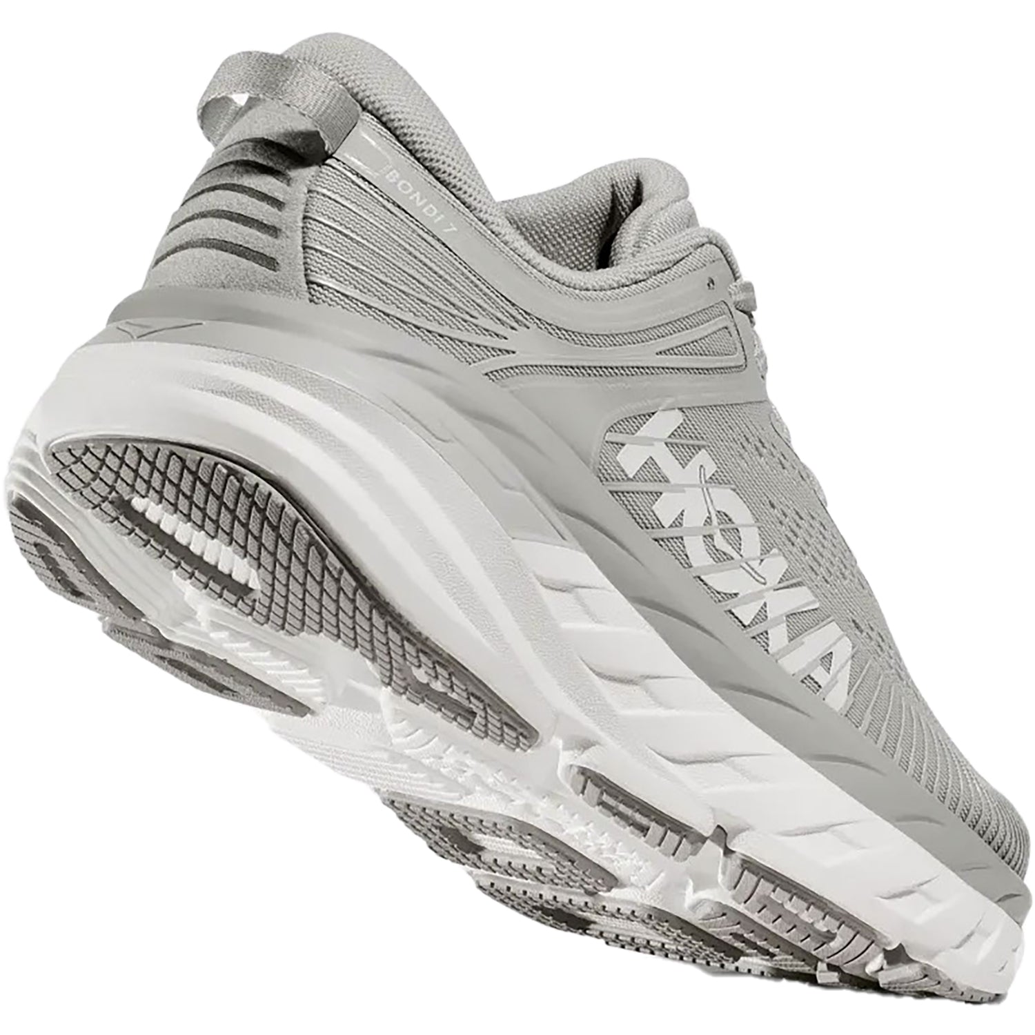 Mens Hoka one one Men's Hoka Bondi 7 Harbor Mist/White Mesh Harbor Mist/White Mesh