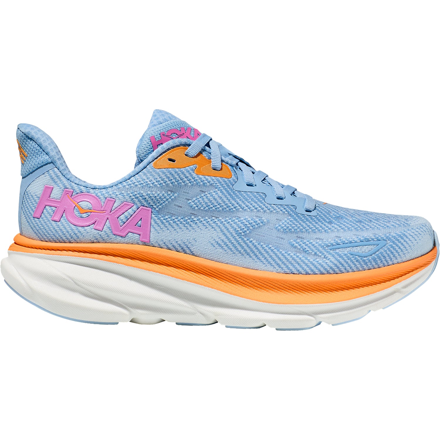 Womens Hoka one one Women's Hoka Clifton 9 Airy Blue/Ice Water Mesh Airy Blue/Ice Water Mesh