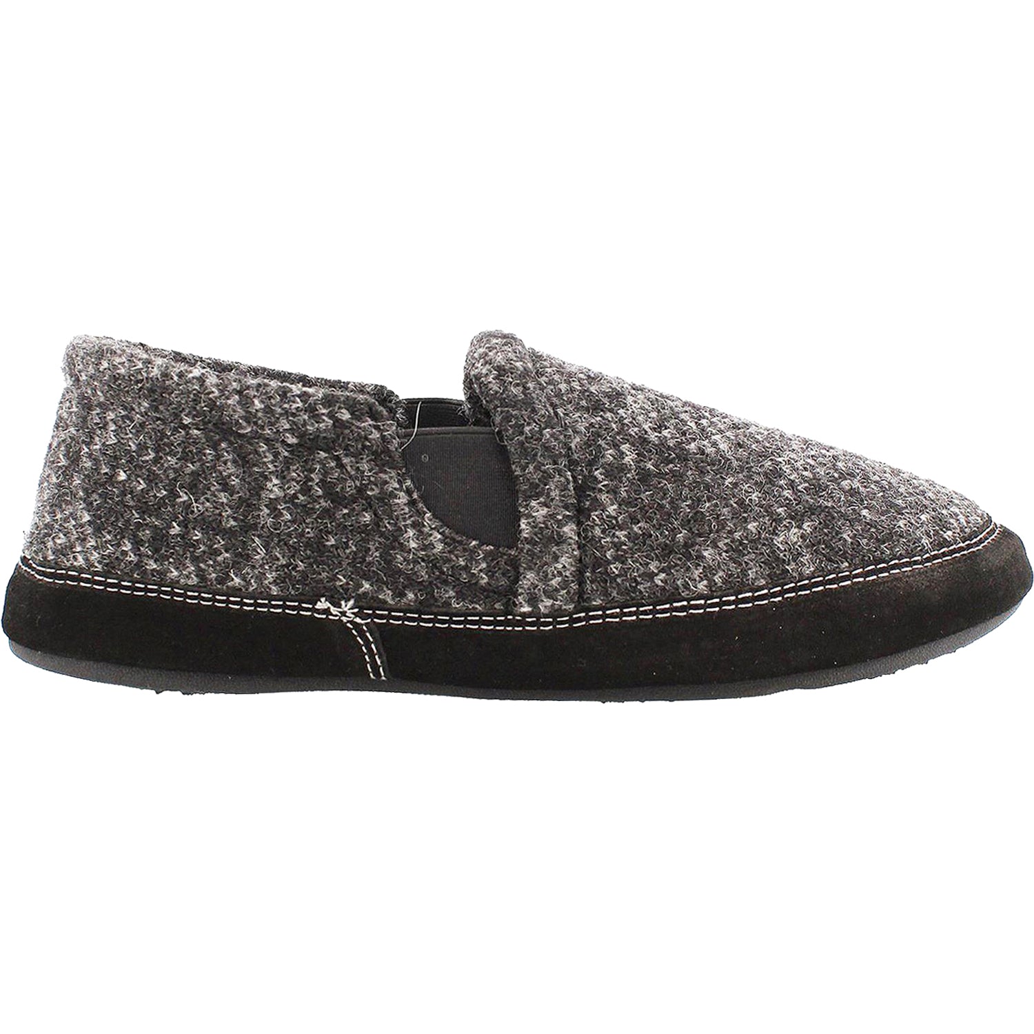Mens Acorn Men's Acorn Fave Gore Charcoal Tweed Wool Charcoal Tweed Wool