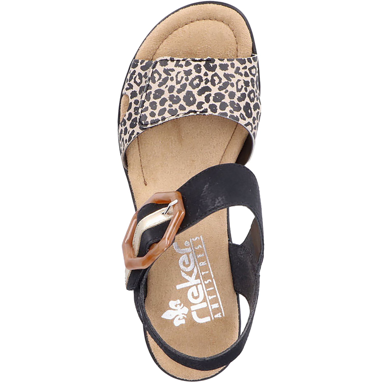 Womens Rieker Women's Rieker 68176-00 Ginger/Schwarz/Lightgold Synthetic Ginger/Schwarz/Lightgold Synthetic