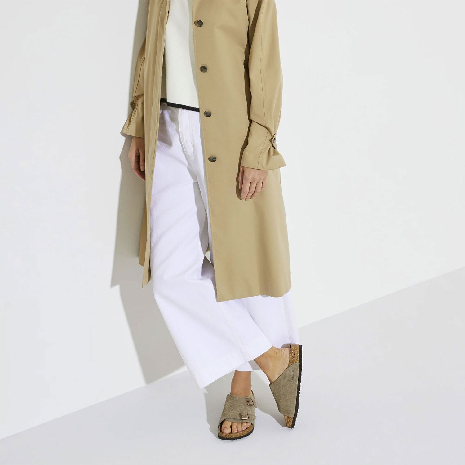 Unisex Birkenstock Unisex Birkenstock Zurich Taupe Suede Taupe Suede