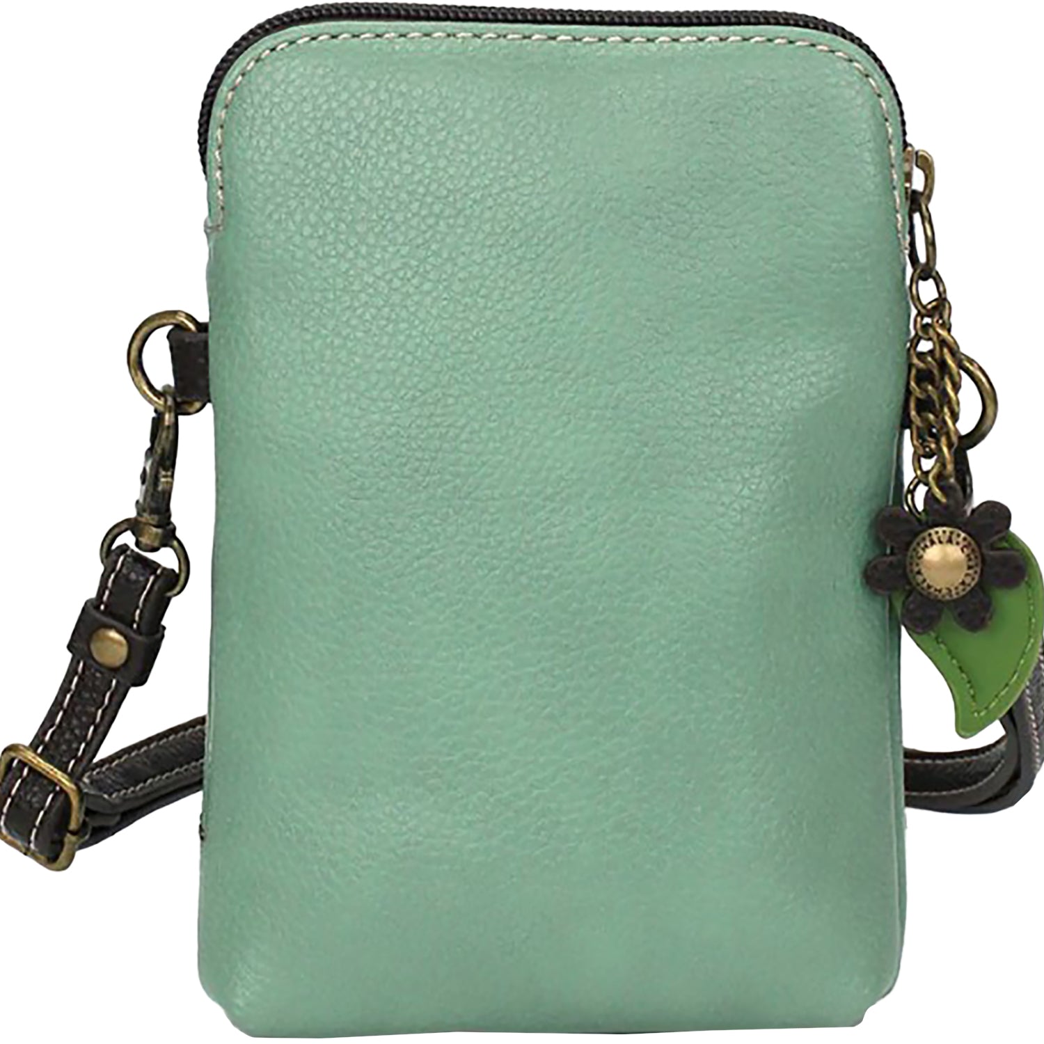 Chala Chala Bird Cell Phone Crossbody Teal Teal