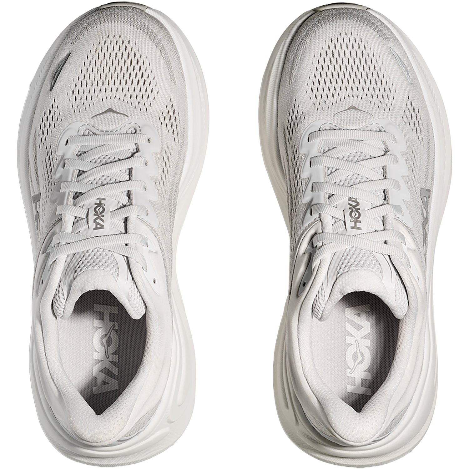 Womens Hoka one one Women's Hoka Bondi 9 Stardust/Silver Stardust/Silver