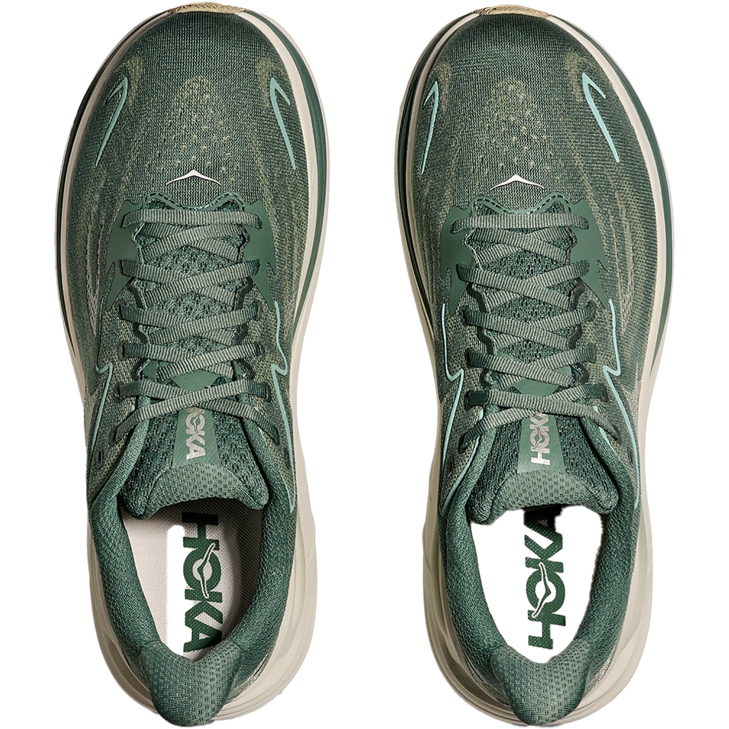 Mens Hoka one one Men's Hoka Clifton 10 Fern/Truffle Salt Fern/Truffle Salt