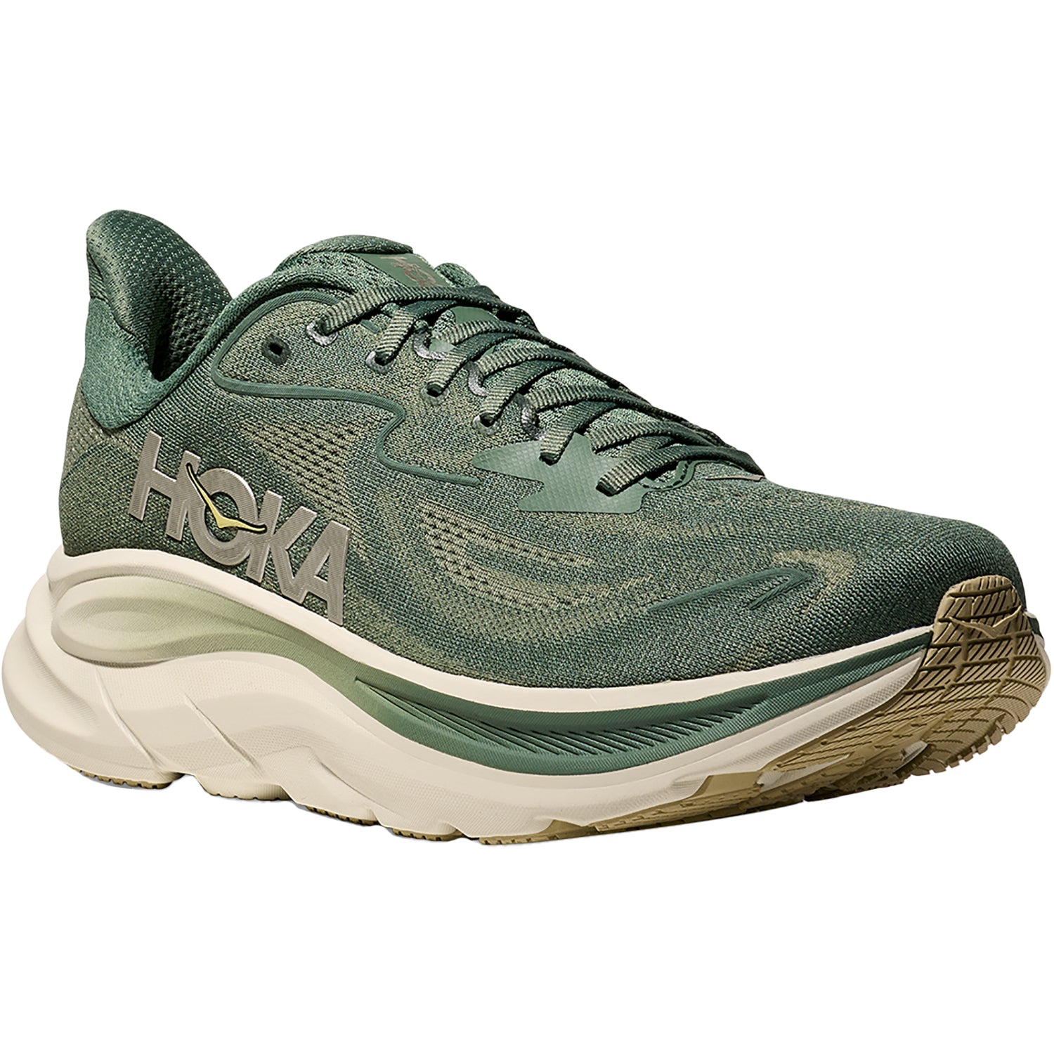 Mens Hoka one one Men's Hoka Clifton 10 Fern/Truffle Salt Fern/Truffle Salt