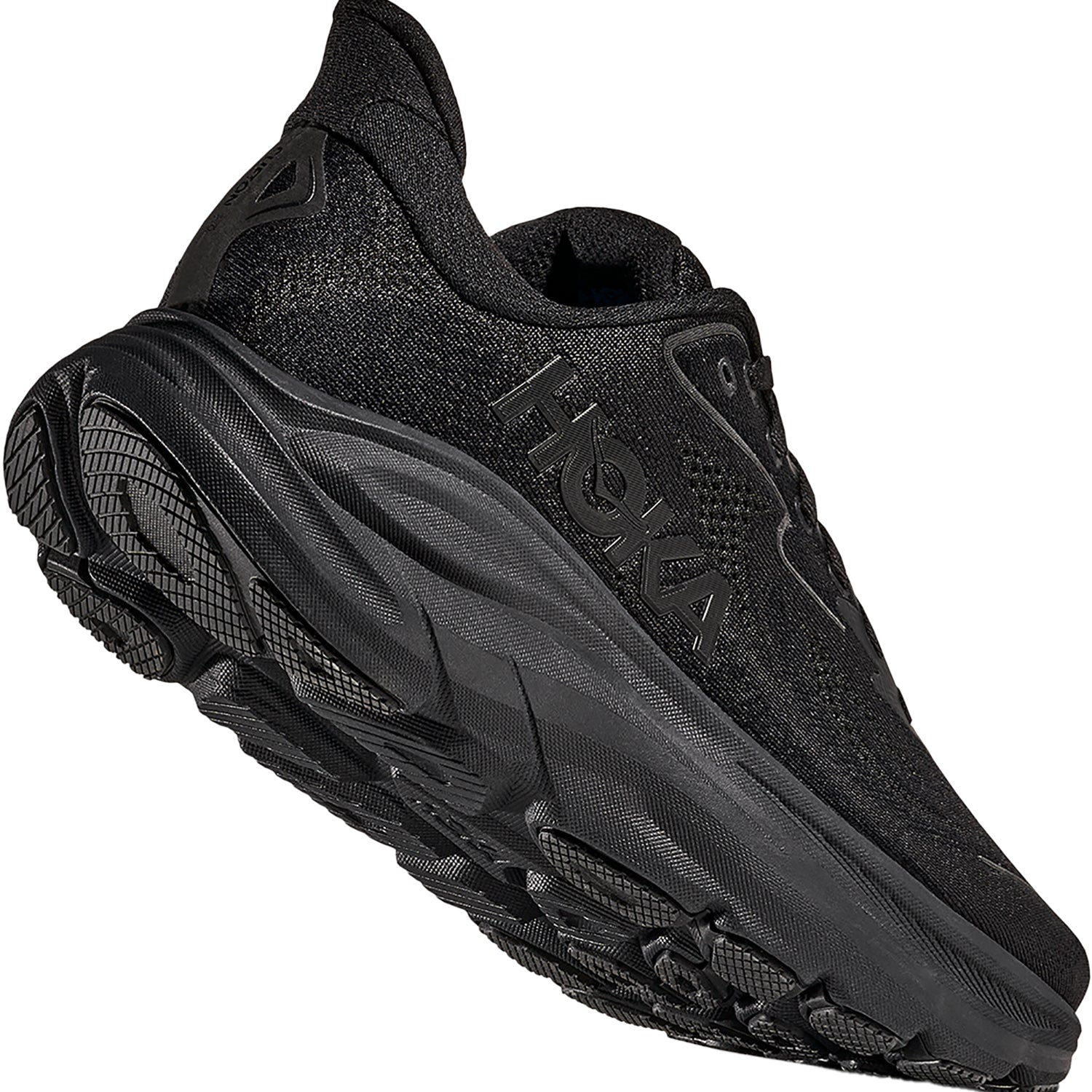Womens Hoka one one Women's Hoka Clifton 10 Black/Black Black/Black