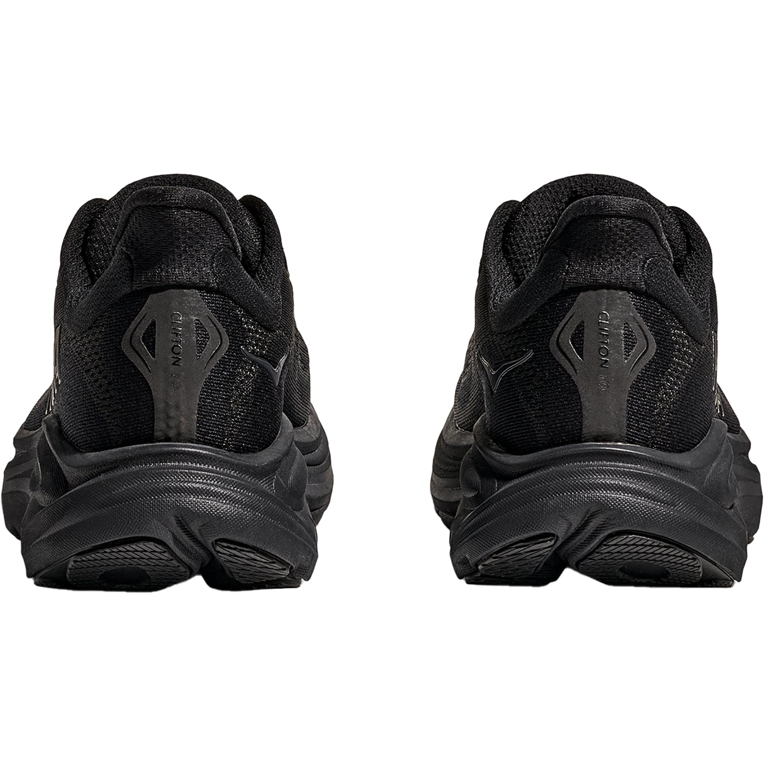 Womens Hoka one one Women's Hoka Clifton 10 Black/Black Black/Black