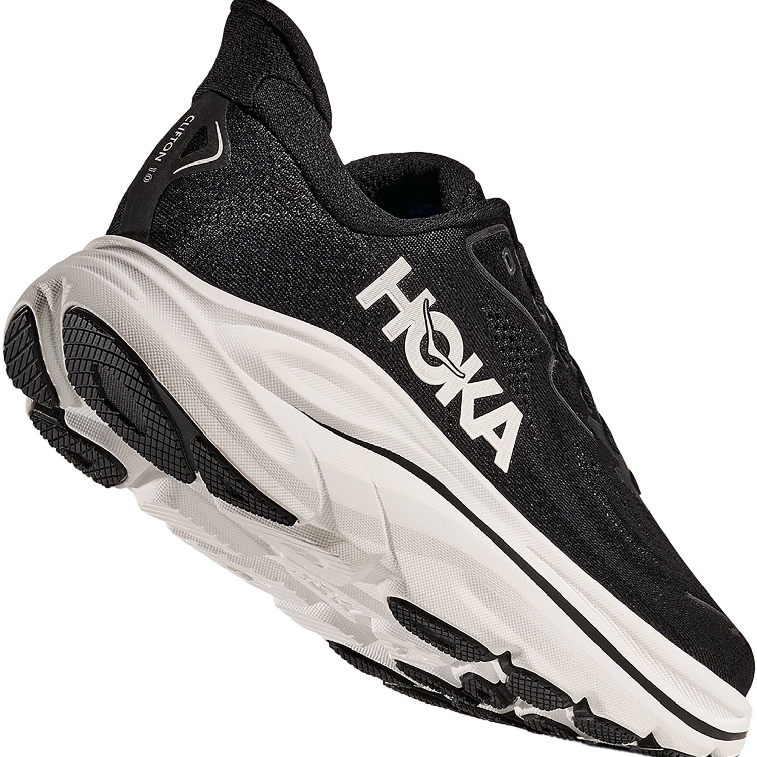 Womens Hoka one one Women's Hoka Clifton 10 Black/White Black/White
