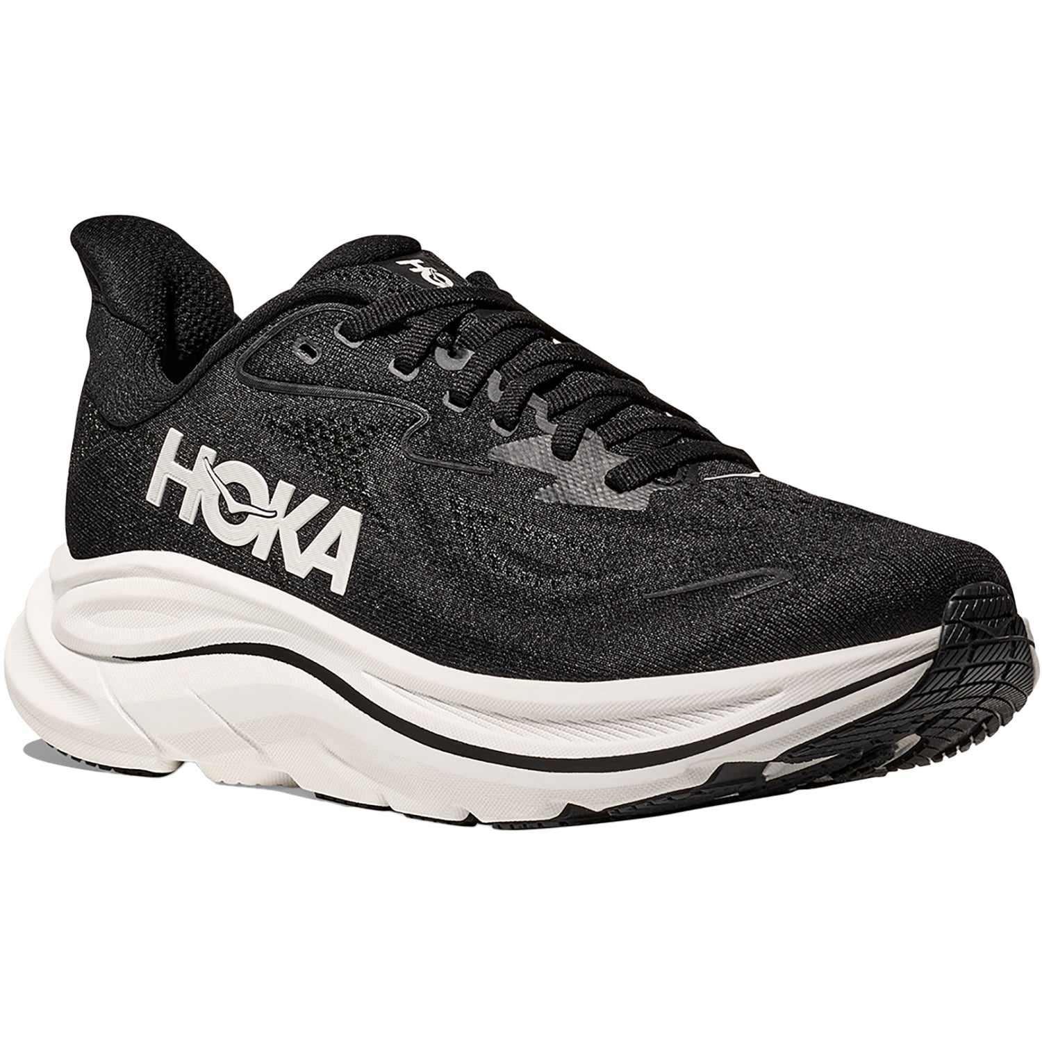Womens Hoka one one Women's Hoka Clifton 10 Black/White Black/White