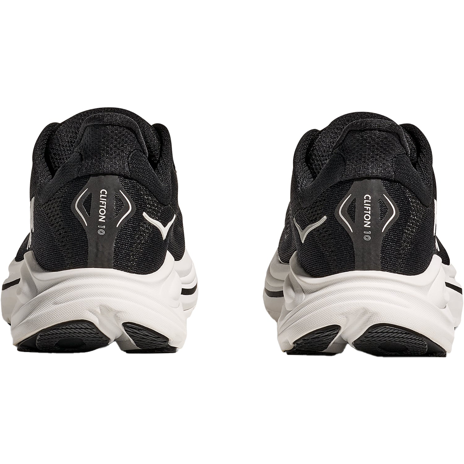 Womens Hoka one one Women's Hoka Clifton 10 Black/White Black/White