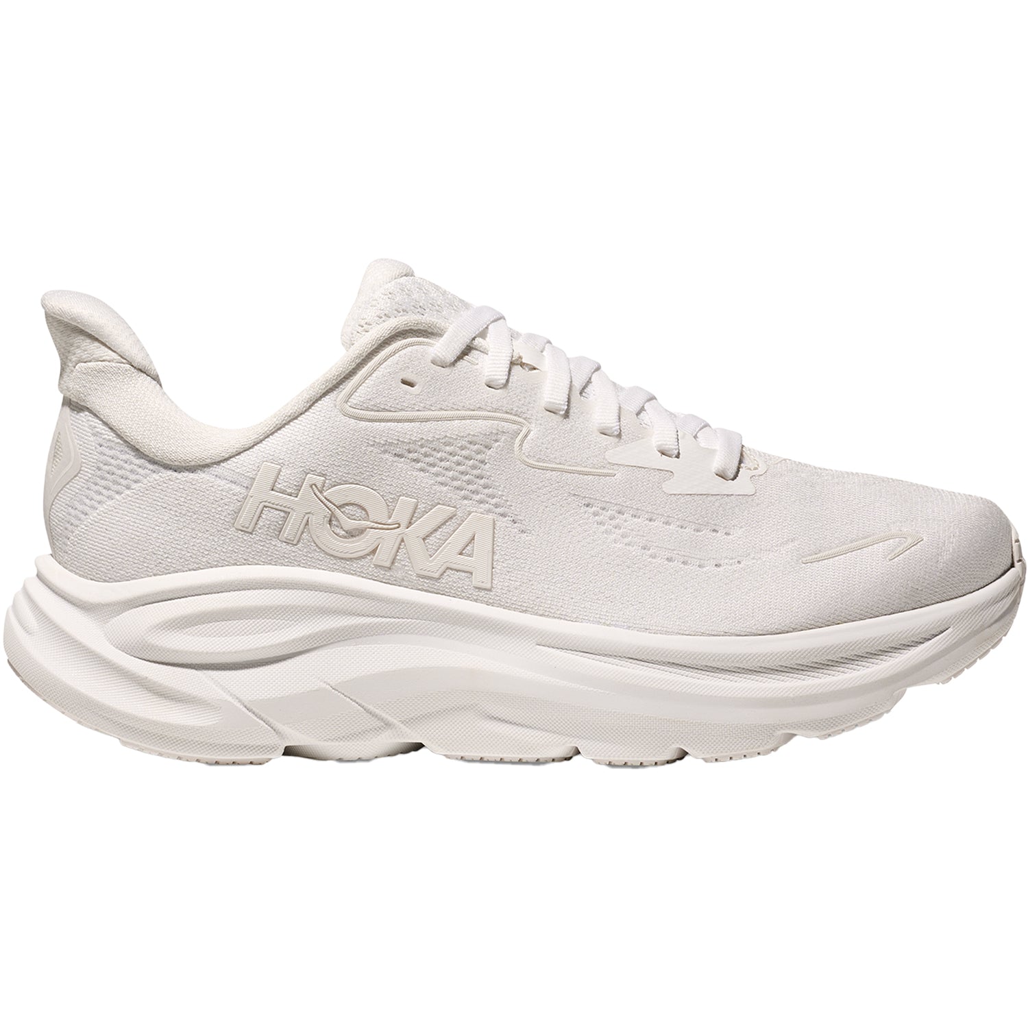 Womens Hoka one one Women's Hoka Clifton 10 White/White White/White