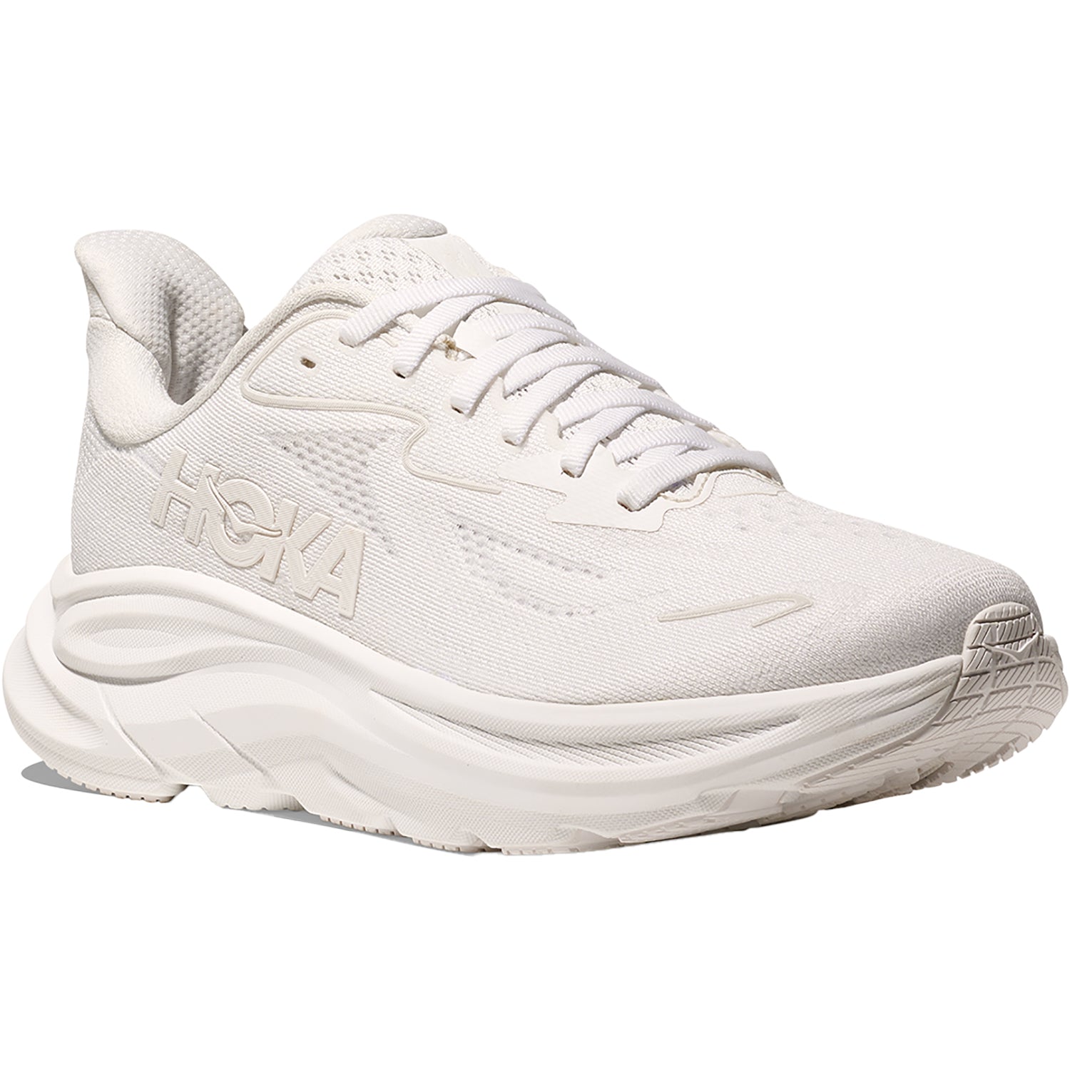 Womens Hoka one one Women's Hoka Clifton 10 White/White White/White